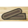 Capitol Importing Co Capitol Importing Brown-Black-Charcoal - 27 in. x 8.25 in. Oval Stair Tread 19-099